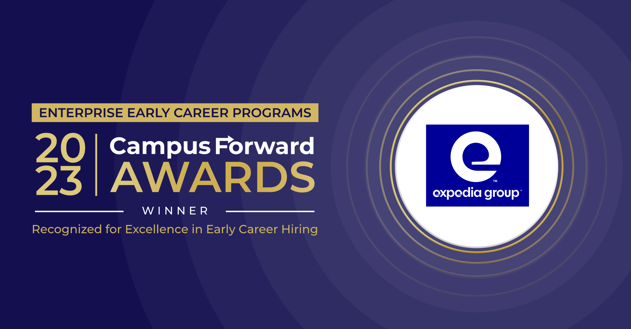 Expedia Group 2023 Campus Forward Award Winner